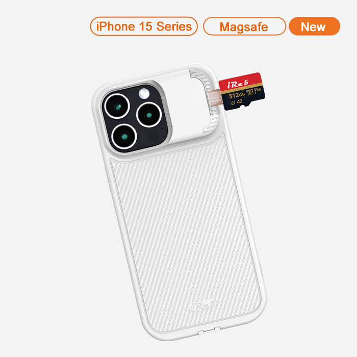 iRe5 - Storage Case For iPhone 15 / 15 Plus, Expand Your iPhone Storage Up to 256GB, 512GB, 1TB (Limited-Time October Offer!)