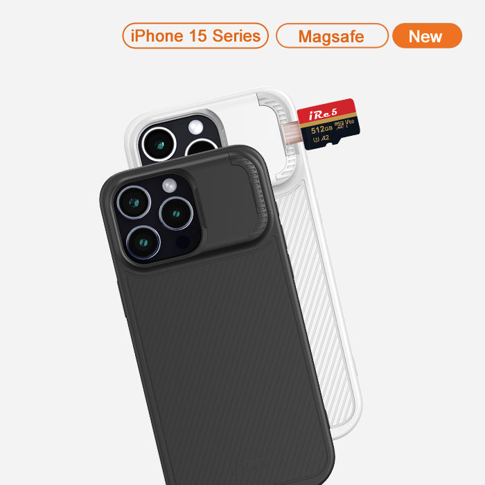 iRe5 - Storage Case For iPhone 15 / 15 Plus, Expand Your iPhone Storage Up to 1TB (Limited-Time May Offer, Ships within 1~3 days)