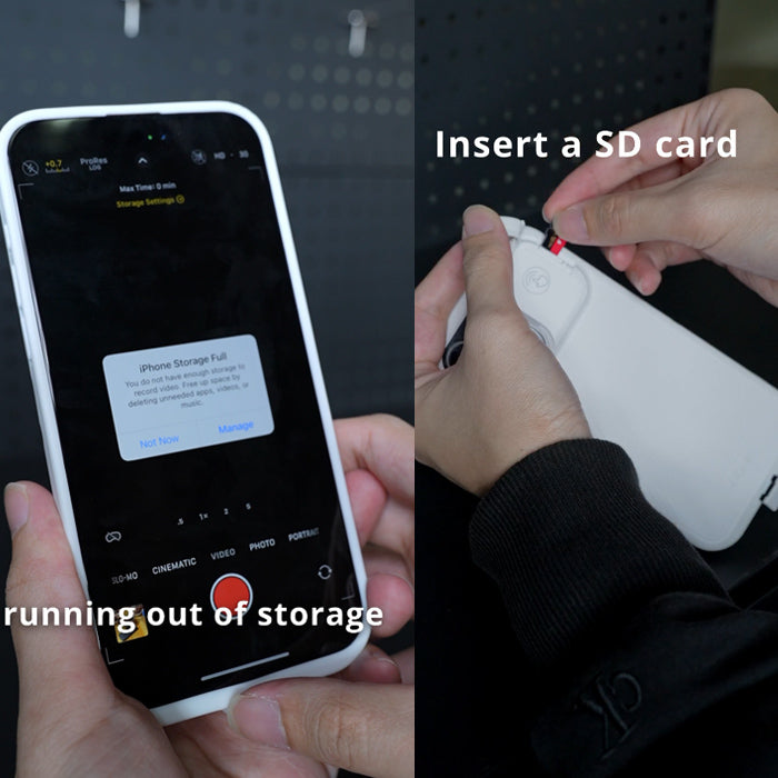 iRe5 - Lighting Connector Compatible Invisible Storage Case For iPhone 13 / 13 Pro / 13 Pro Max ~ Free-Shipping!! (Limited-Time October Offer!)