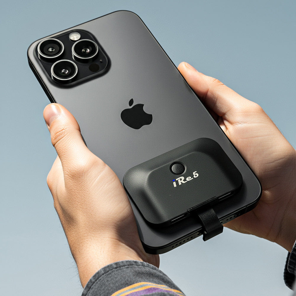 iRe5 X - Ultra-Slim External Storage Module for iPhone 15 16 17 and Android, Up to 2TB (Pre-order! Shipping in 35-75 days!)