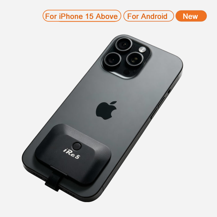 iRe5 X - Ultra-Slim External Storage Module for iPhone 15 16 17 & Android, Up to 2TB (Pre-order! Shipping in 35-75 days!)