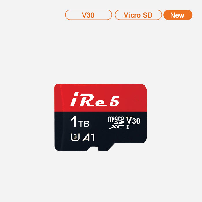 1TB Micro SD V30 Memory Card For iRe5 Storage Case