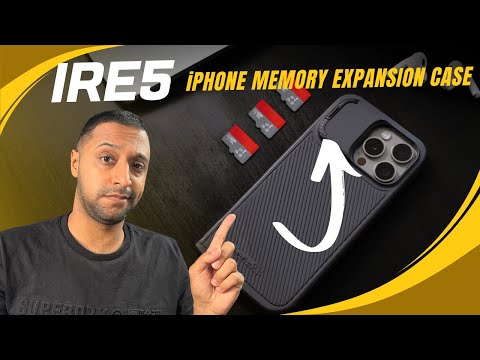 iRe5 iPhone15ProMax用ケース microSDカードスロット付 iPhoneの容量不足を即解消！無線充電にも対応するストレージ拡張
